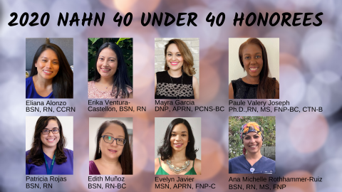 NAHN 2020 40 under 40 honorees